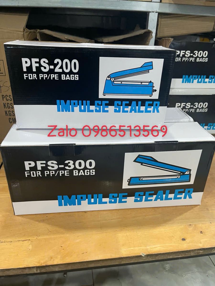 Máy hàn miệng túi PFS300 dây 8mm